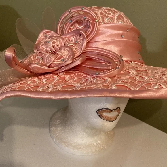 Beautiful Pink Church Dress Hat by